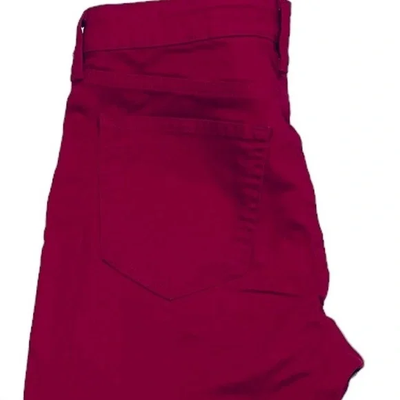 NWT GAP Midrise Super Skinny Denim Leggings in Cranberry Size 6/28 - Picture 5 of 11